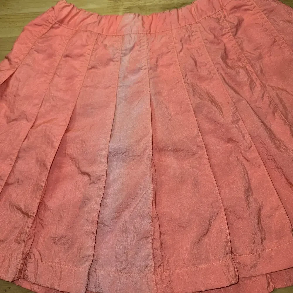 Vintage Y2k Nike Pleated Tennis Skirt Orange Size M (10-12)